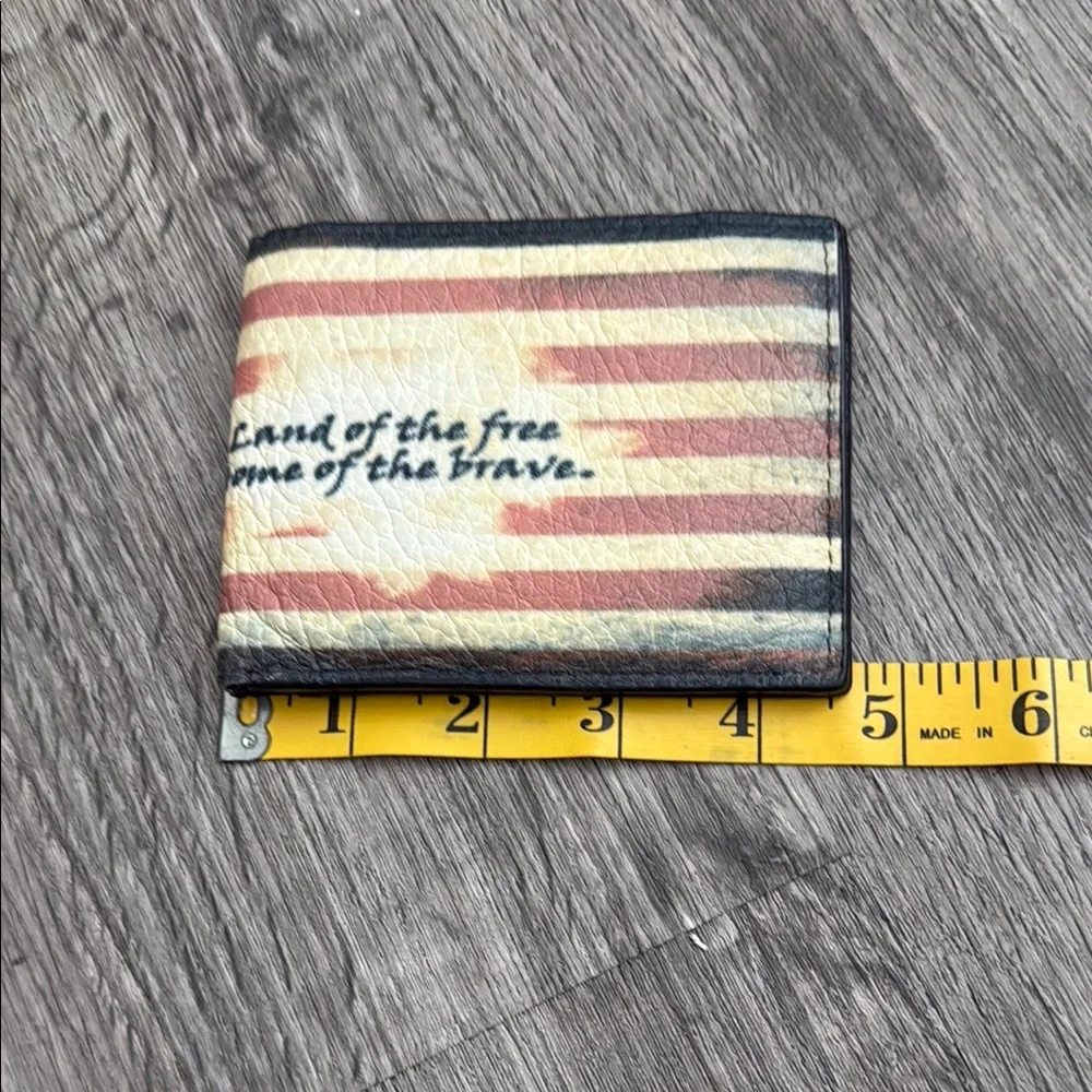 Patriotic Genuine Leather wallet Card‎ Holder